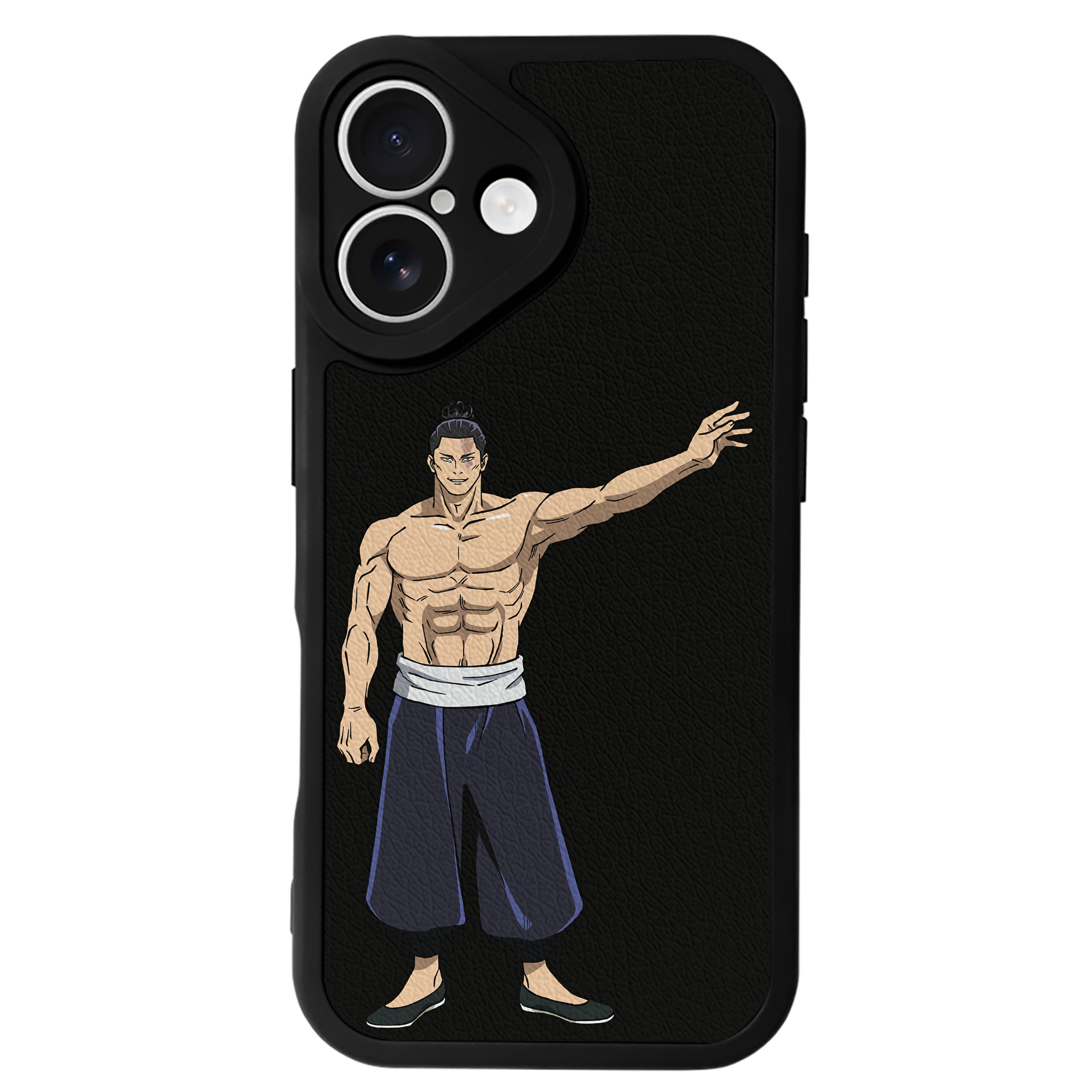 （画像用） 呪術廻戦 Jujutsu Kaisen 【iPhone 16シリーズ対応】シリコンスマホケース（レザー調） 材質：シリコン